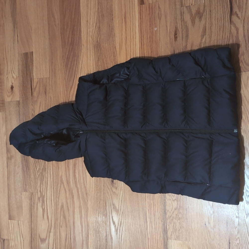 Uniqlo Navy Vest with Detachable hood